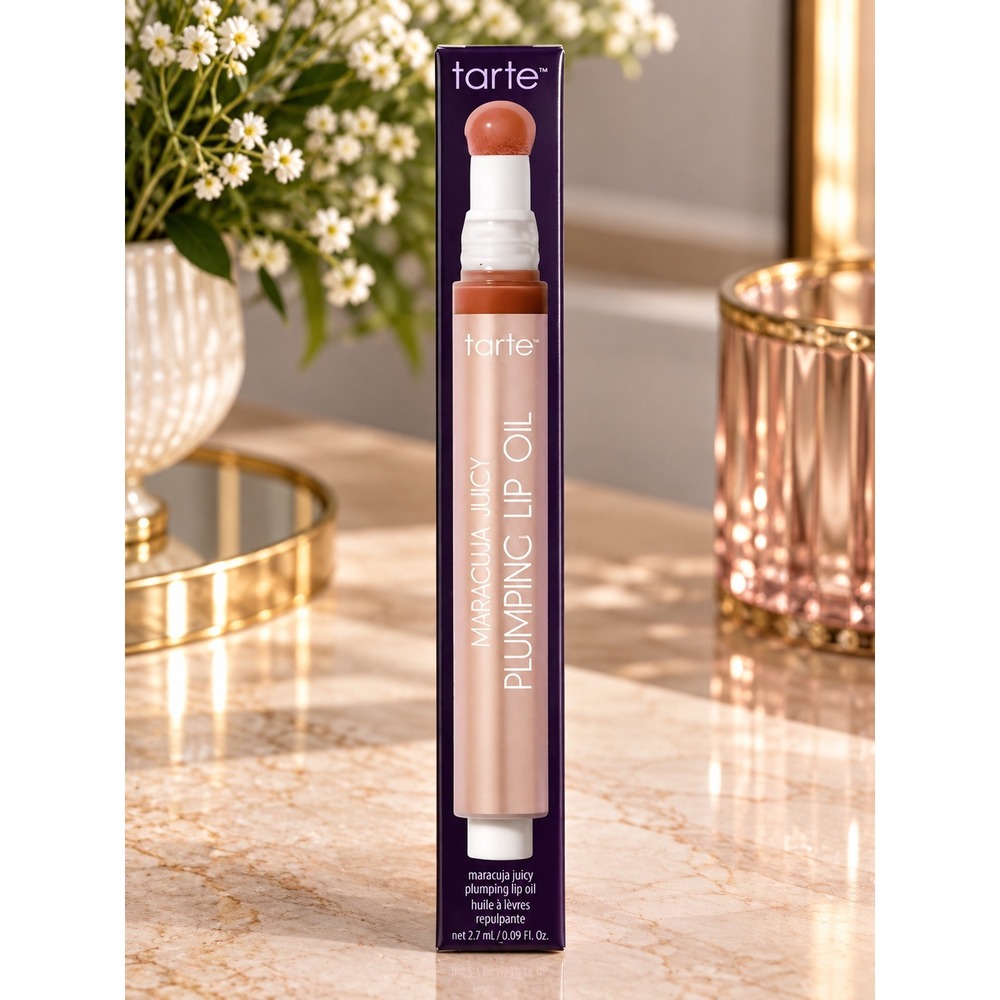 Tarte Maracuja Juicy Plumping Lip Oil Spice Full Size 0.091 oz 2.7mL NIB